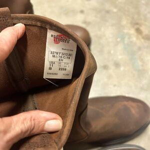 Red wing steel toe work boots. New with tags. Size 11B.